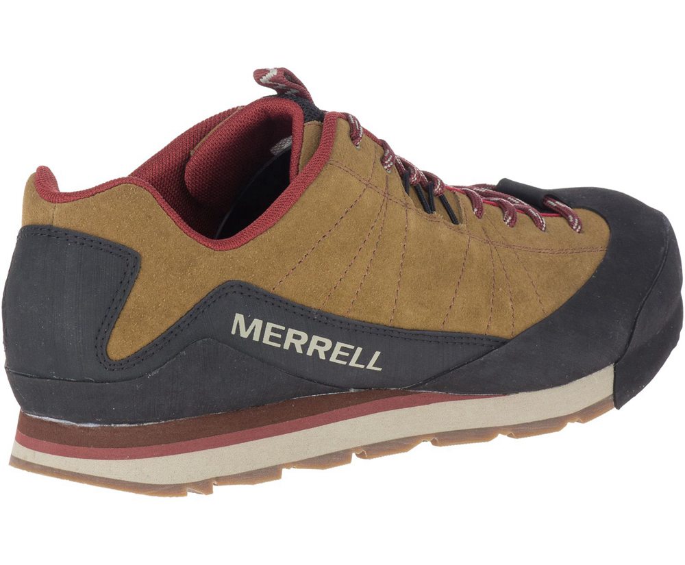 Buty Sportowe Merrell Męskie Brązowe/Czarne - Catalyst Suede - 275183-JUP